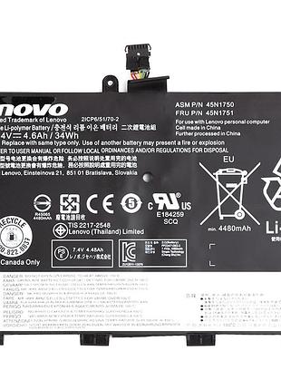 Аккумулятор для ноутбуков lenovo thinkpad yoga 11e (45n1748) 7.4v 4600mah (original)
