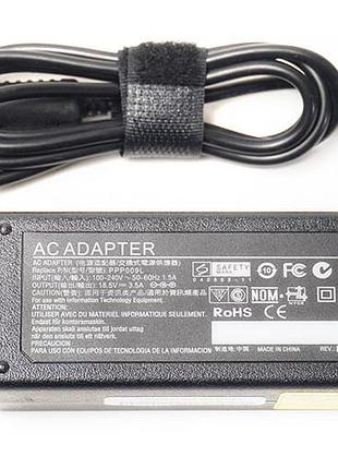 Блок питания для ноутбуков powerplant hp 220v, 18.5v 65w 3.5a (4.8*1.7)