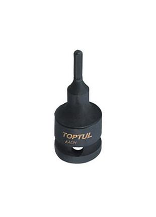 Головка ударная toptul 1/2" hex 10мм kadh1610