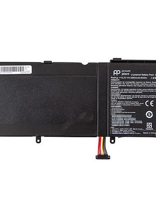 Акумулятор powerplant для ноутбуків asus zenbook pro ux501vw (c41n1416) 15.2v 3950mah