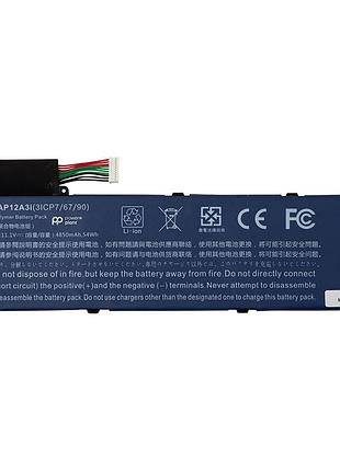 Акумулятор powerplant для ноутбуків acer aspire m5-581t (ap12a3i) 11.1v 4850mah
