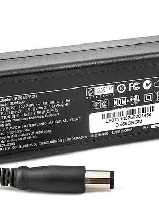 Блок живлення для ноутбуків powerplant dell 220v, 19.5v 65w 3.34a (7.4*5.0)