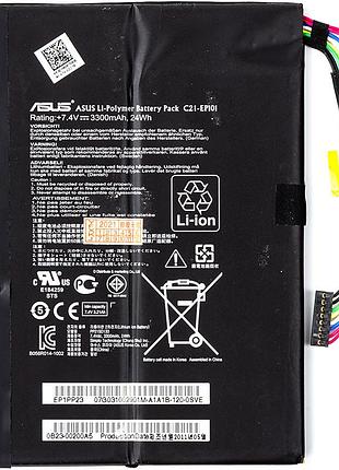 Акумулятор для ноутбуків asus eee pad transformer tr101 (c21-ep101) 7.4v 3300mah (original)