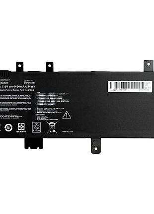 Акумулятор powerplant для ноутбуків asus vivobook a580u (c21n1634) 7.6v 4400mah