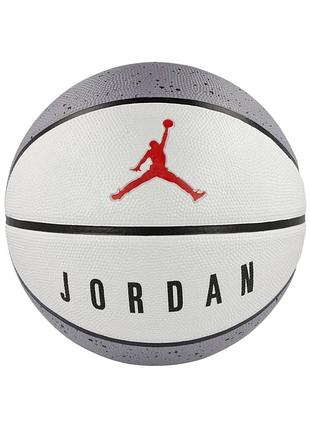 Мяч баскетбольный jordan playground 2.0 8p deflated cement j.100.8255.049.07