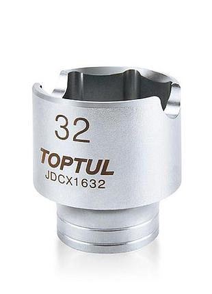 Головка для топливного фильтра (ford 2.0 ecoblue tdci) toptul jdcx1632