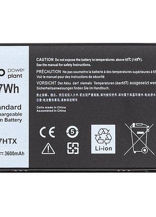 Акумулятор powerplant для ноутбуків dell latitude 12 7202 (j7htx) 7.4v 3600mah