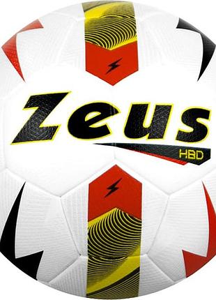 М'яч футбольный zeus pallone hbd білий, червоний уні 5 z01809
