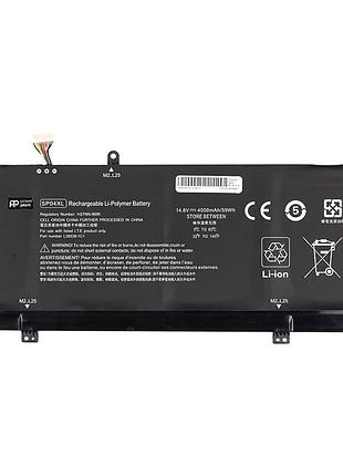 Акумулятор powerplant для ноутбуків hp spectre x360 convertible 13t-ap000 (sp04xl) 14.8v 4000mah