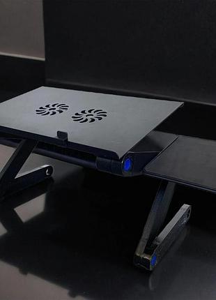 Стол для ноутбука laptop table t8 портативная подставка с вентилятором 847654