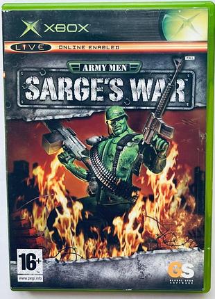 Army men sarge's war, б/у, английская версия - диск для xbox original
