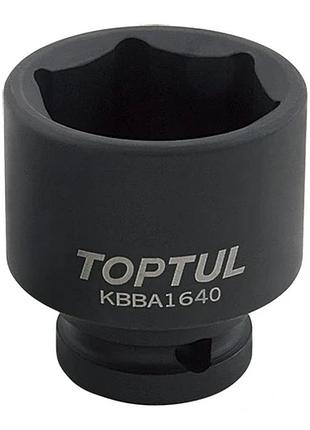Головка торцевая ударная 1/2" дюймовая 1-1/4" toptul kbba1640