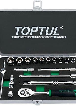 Набор инструмента дюймового toptul 1/4" 18ед. 3/16"-9/16" gcad1811