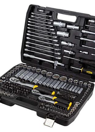 Набір насадок торцевих і біти 1/4", 3/8", 1/2" 216 шт crv sigma (6003841)