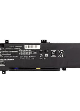 Аккумулятор powerplant для ноутбуков asus vivobook a501lx (b31n1429) 11.4v 3400mah