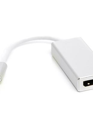 Перехідник powerplant usb type-c 3.1 thunderbolt 3 (m) - displayport (f), 4k, 0.15 м