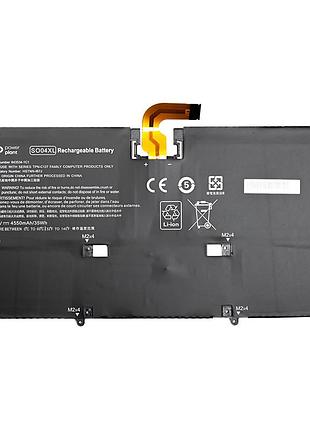 Акумулятор powerplant для ноутбуків hp spectre 13-v000 series (so04xl) 7.6v 4550mah