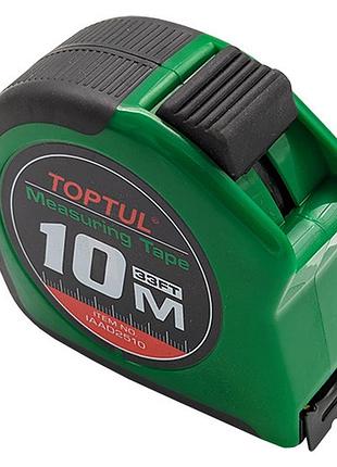 Рулетка профессиональная 10м*25мм toptul iaad2510
