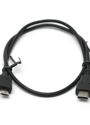 Кабель powerplant usb 3.0 type-c – micro usb 0.3 м