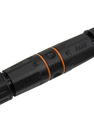 Переходник powerplant rj45 для utp cat6a, ip68