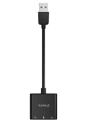 Внешняя звуковая карта usb orico skt3-bk-bp