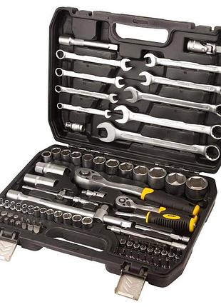 Набір насадок торцевих і біт 1/4", 1/2" 82 шт crv mid sigma (6001551)