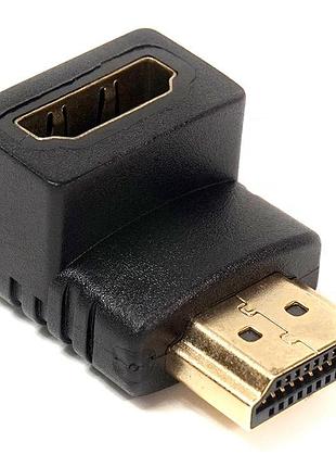 Перехідник powerplant hdmi af - hdmi am, нижній кут