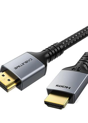 Кабель cabletime hdmi (m) - hdmi (m) 2.1v, 30awg, 8k/60hz, 3 м (ch11n)