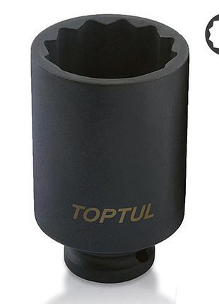 Ударная головка длинная 1/2" 32мм 12-гранная toptul kabj1632