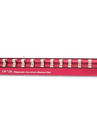 Планка для головок (магнитная) toptul 3/8"*240*12шт pbkb2r2412