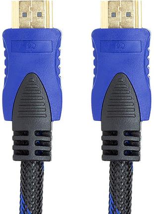 Відео кабель powerplant hdmi - hdmi, 3м, позолочені конектори, 1.3v, nylon, double ferrites