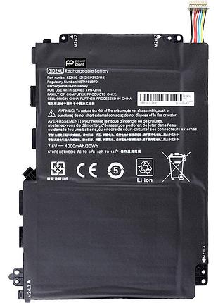 Аккумулятор powerplant для ноутбуков hp pavilion x2 12 (gi02xl) 7.6v 4000mah