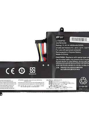 Аккумулятор powerplant для ноутбуков lenovo legion y730 (l17m3pg2) (middle cable) 11.4v 4800mah