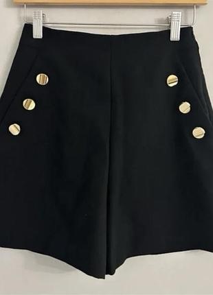 Класичні чорні шорти zara s