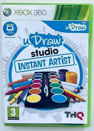 Udraw studio instant artist, б/в, англійська версія - диск для xbox 360