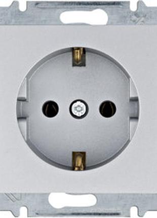 Розетка из / к lumina, серебряная, 16а / 230в