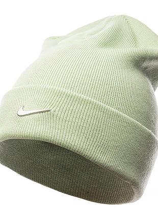 Мужская / женская шапка найк оригинал nike u peak beanie sc mtswsh l fb6527-343