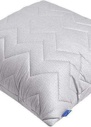 Подушка ideia 70x70 - nordic comfort plus стьобана на блискавці сіра