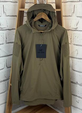 Тактический анорак arcteryx leaf gamma sl куртка ветровка велкро койот l