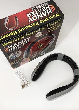 Портативный переносной мини обогреватель для шеи handy heater uk-76