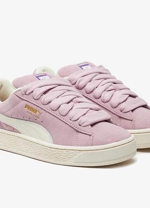 Оригинальные кроссовки puma suede xl 395205 08 grape mist-warm white