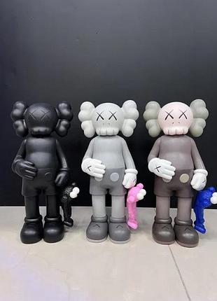 Kaws share companion 31см кавс коричневий сірий чорний grey/pink brown/blue black/black