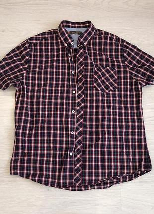 Сорочка теніска в клітинку ben sherman, xl