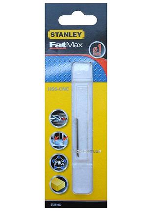 Свердло універсальне швидкісне stanley : ø= 1 мм. (метал/дерево/пластик)