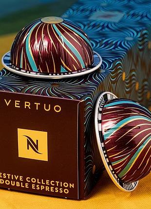 Кофе в капсулах vertuo festive collection double espresso, швейцария (10шт) 80ml