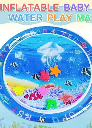 Водный развивающий детский коврик игрушка