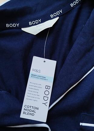 Трикотажна піжамна кофта m&s розміру l