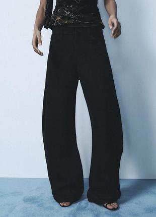 Джинси zara extra curved mid waist 34 xs