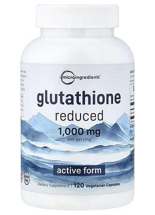 Micro ingredients glutathione 1000 mg 120 растительных капсул
