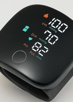 Тонометр на зап'ястя bk-606b – автоматичний, цифровий, із usb-c зарядкою апарат для вимірювання тиску